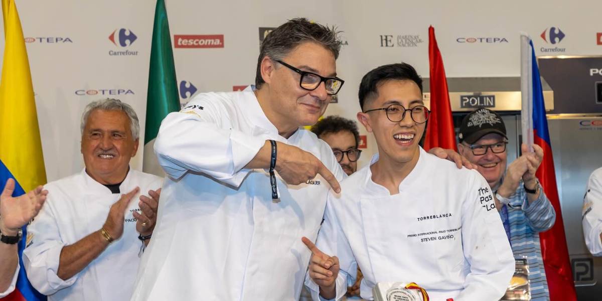 Ecuatoriano Steben Gaviño gana el segundo lugar en el Premio Internacional de Alta Pastelería Paco Torreblanca