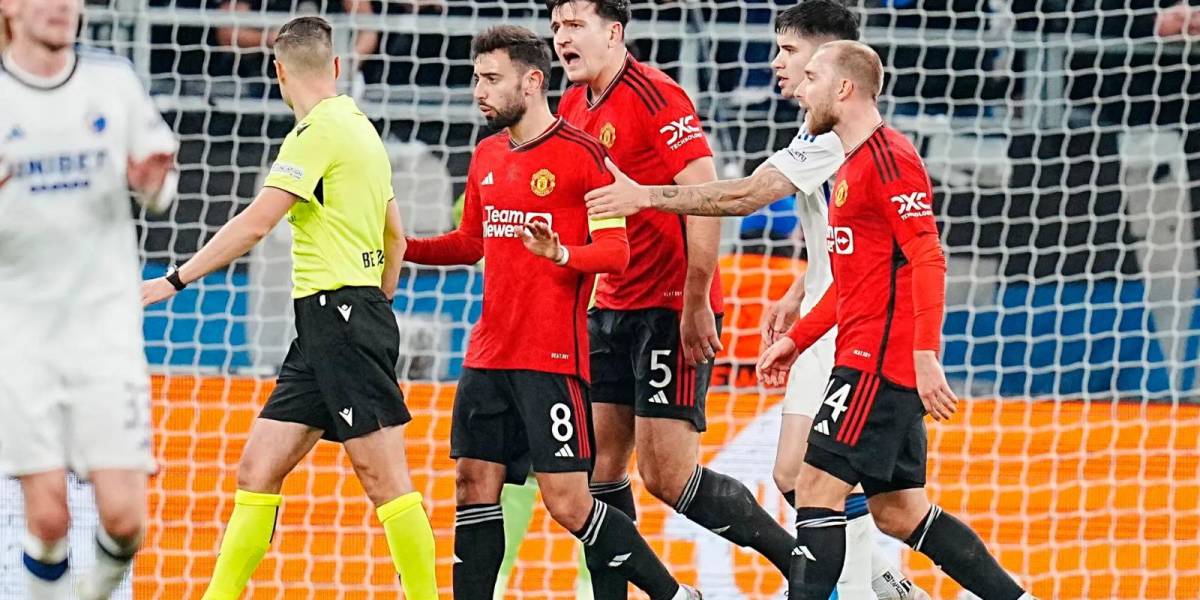 Manchester United cae en agónica remontada del Copenhague y reaviva su crisis