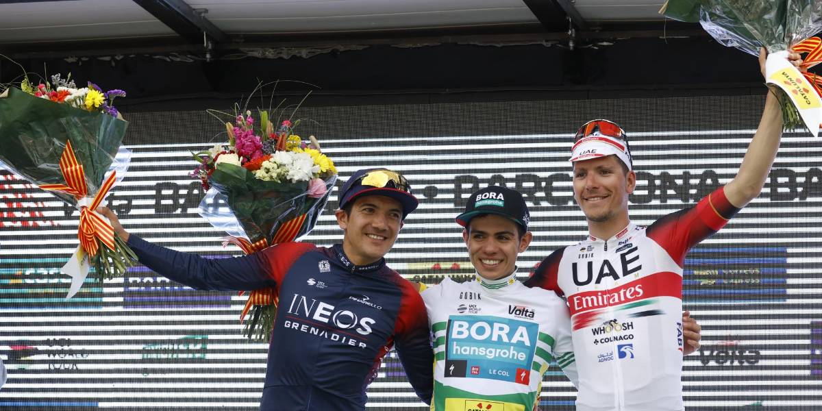 Richard Carapaz subcampeón de la Volta Catalunya