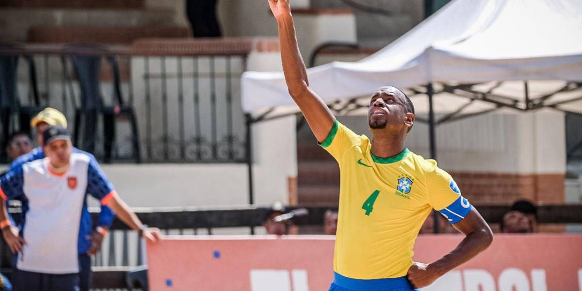 Brasil humilla 13-0 a Ecuador y lo elimina de la Copa América de Playa
