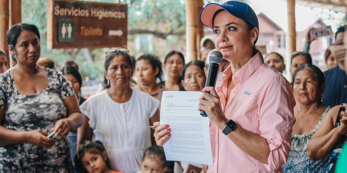 Marcela Aguiñaga pide la administración de la Isla Santay al Gobierno