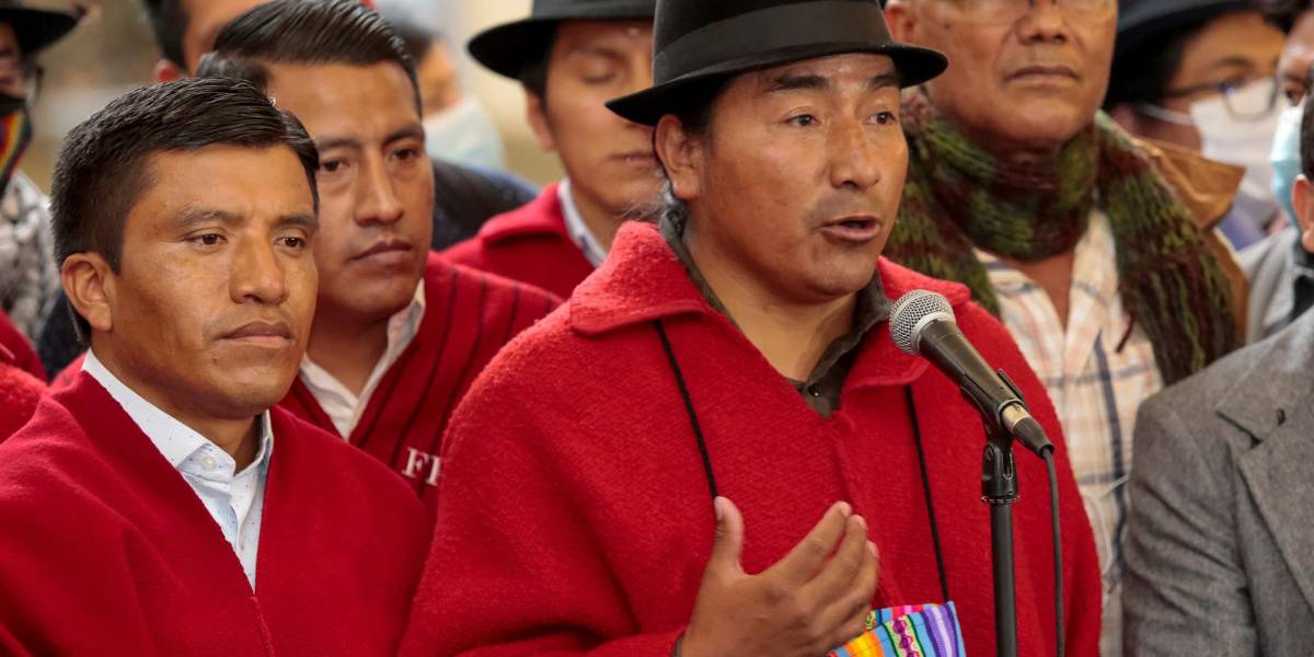 Conaie no quiere diálogo, sino respuestas a sus demandas, dice Leonidas Iza y el fin de semana coordinarán avance a Quito