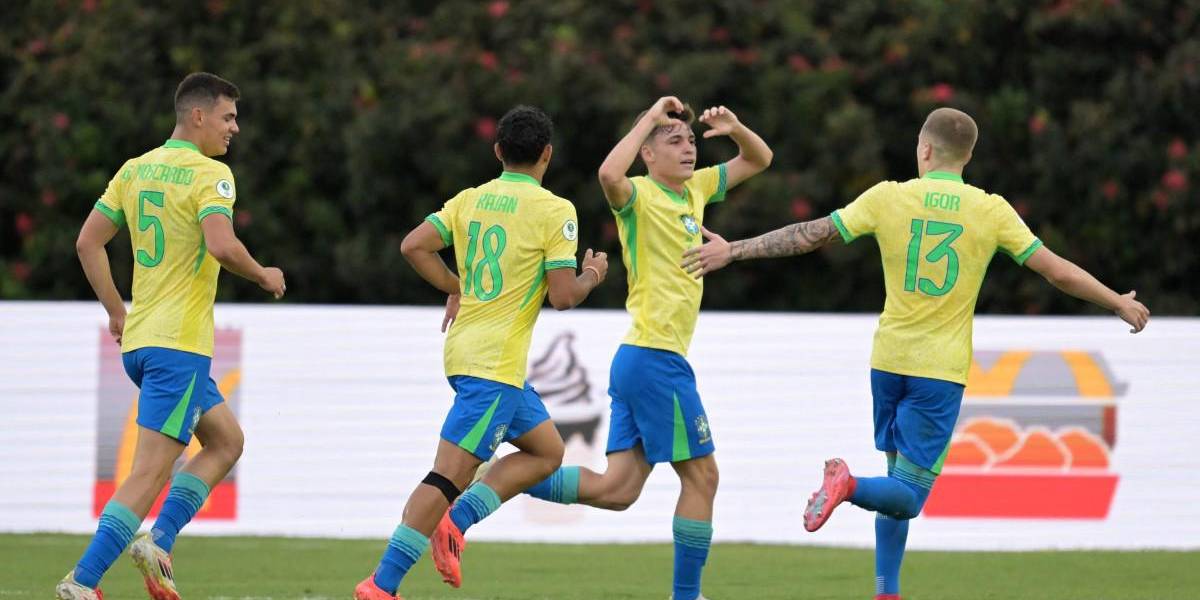 Brasil derrotó 2-1 a Bolivia y consiguió su primera victoria en el Sudamericano Sub 20