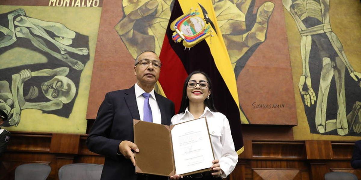 La Asamblea posesiona a Merck Benavides como vocal suplente del Consejo de la Judicatura