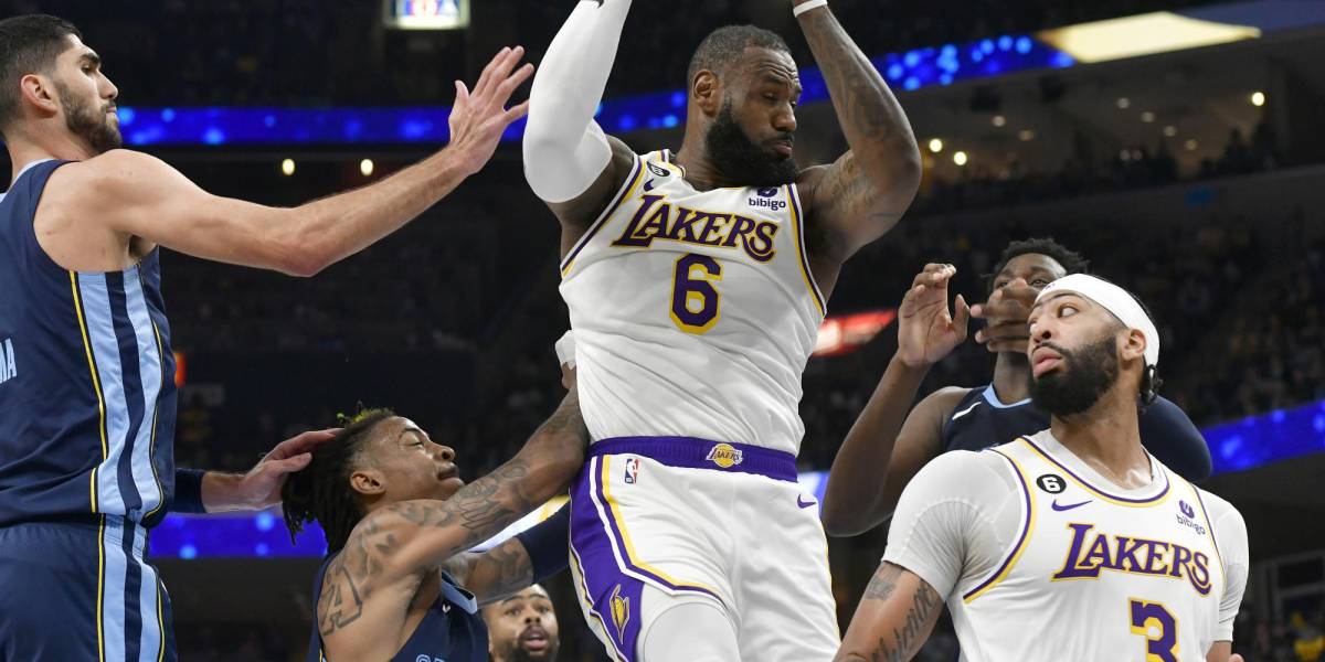 NBA: Lakers vencen a Grizzlies con un huracán en el primer cuarto