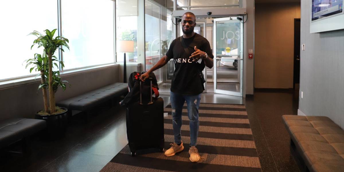 Enner Valencia llegó a la concentración de La Tri