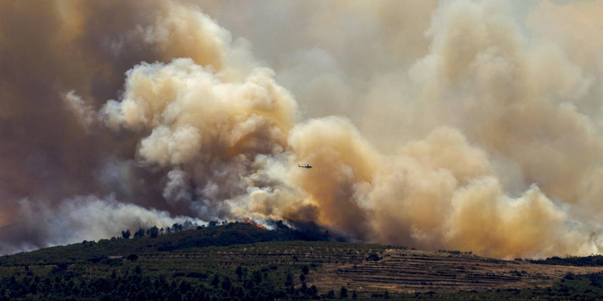 Las lluvias alivian la situación de los incendios en España