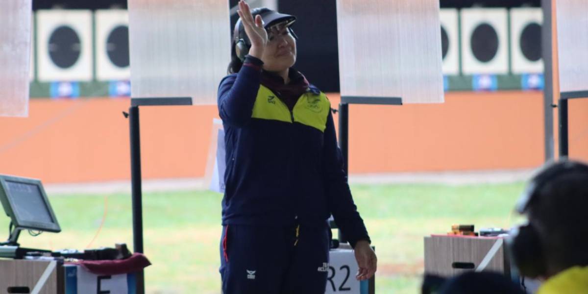 Diana Durango logró medalla de oro para Ecuador en Juegos Suramericanos