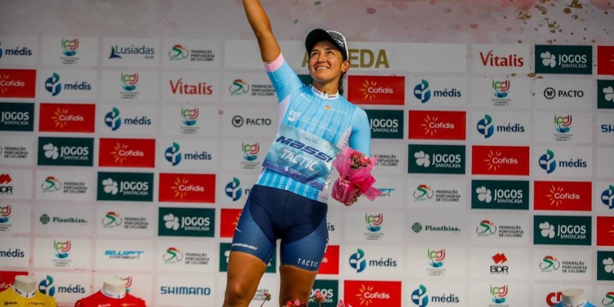 Miryam Núñez, campeona de montaña y segunda en la clasificación general de la Vuelta a Portugal
