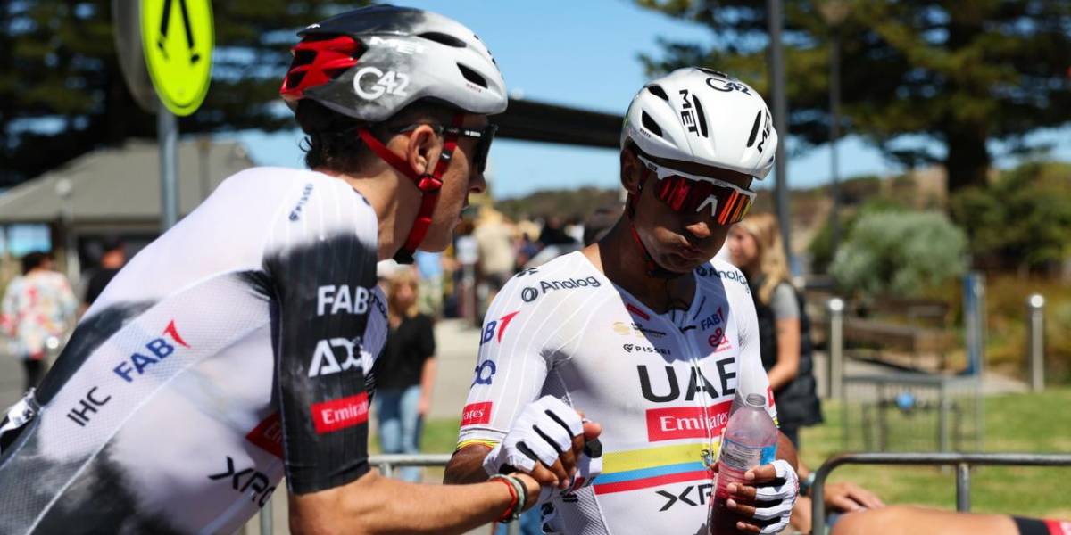 Jhonatan Narváez finalizó tercero en la cuarta etapa del Tour Down Under