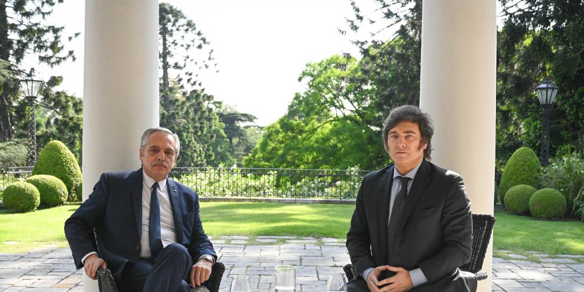 Javier Milei y Alberto Fernández mantuvieron un primer encuentro