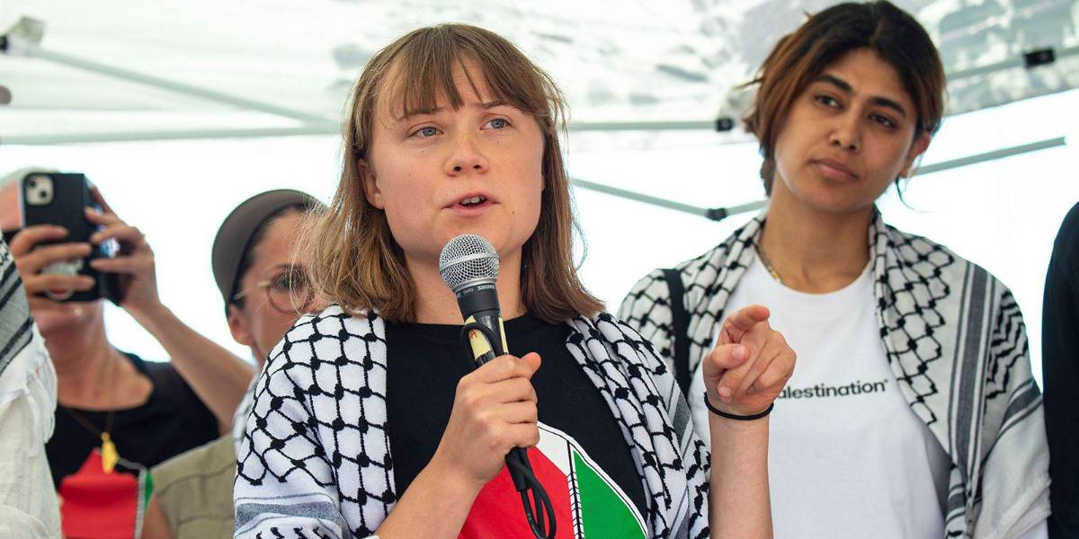 Greta Thunberg lidera nueva flotilla humanitaria hacia Gaza desde Barcelona