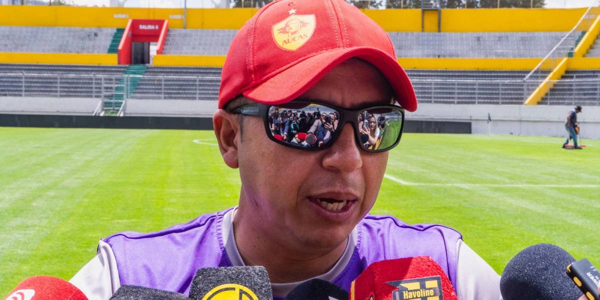 Juan Pablo Buch, entrenador del Aucas: “Hay que encarar el partido contra Emelec con mucha inteligencia”