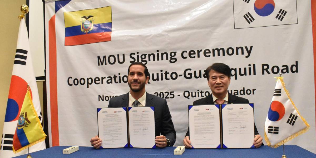 Ecuador y Corea del Sur impulsan una nueva vía para reducir las horas de viaje entre Quito y Guayaquil