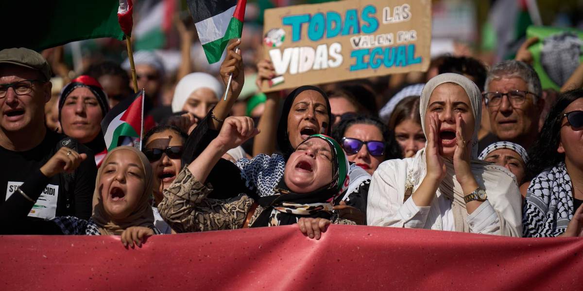 Miles de personas se movilizan en Europa en solidaridad con Palestina