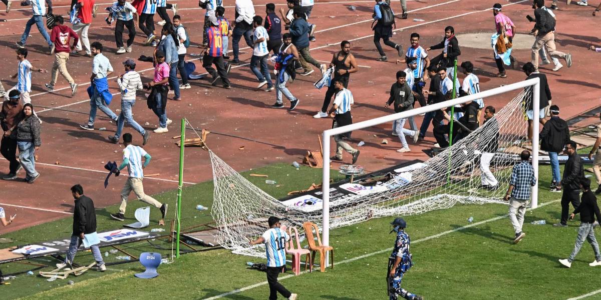 Caos y escándalo en India por la visita de Lionel Messi: destrozos y un organizador arrestado