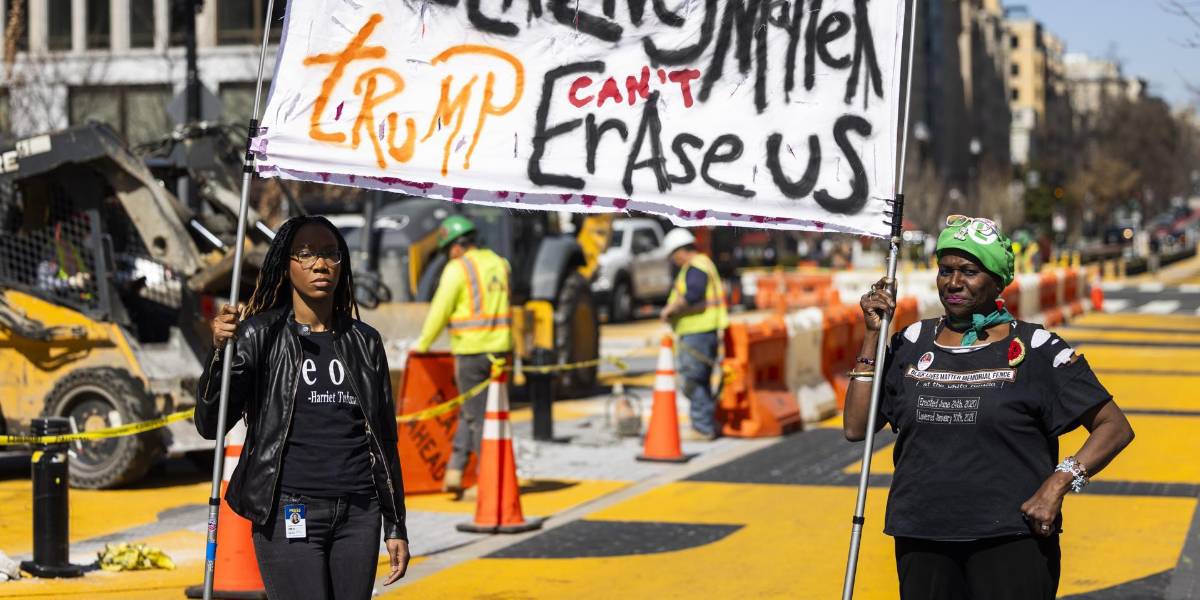 Washington elimina el mural de Black Lives Matter tras presión del Congreso republicano