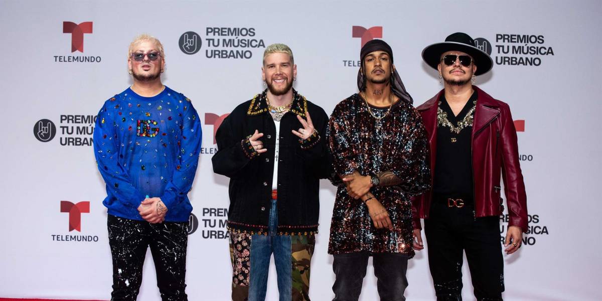 Destacados reguetoneros se lucen en alfombra roja de Premios Tu Música Urbano