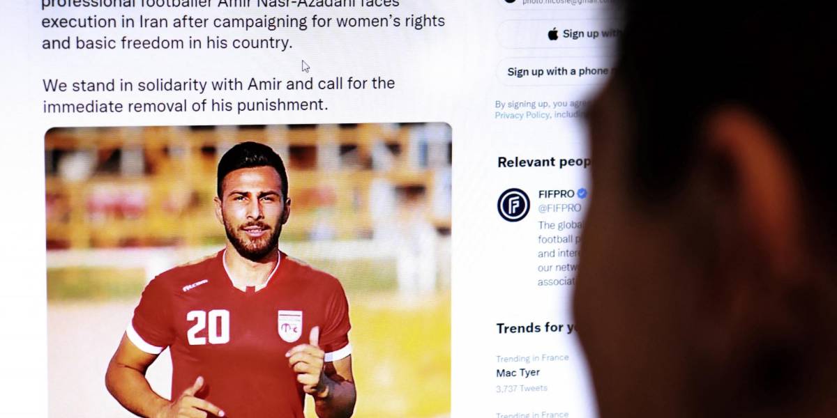 Irán condena a muerte Amir Nasr-Azadani, el futbolista que defiende derechos de mujeres: acusado de “enemistad con Dios”