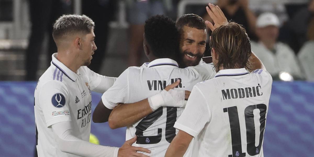 Real Madrid quedó campeón de la Supercopa de Europa