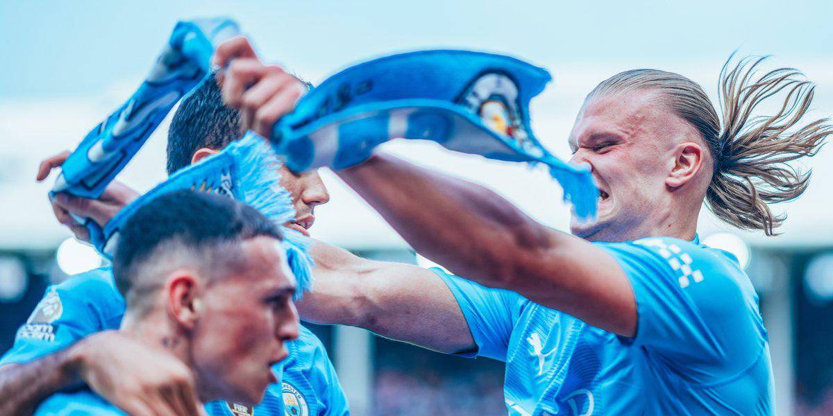 Manchester City, a dos victorias del título de Premier League