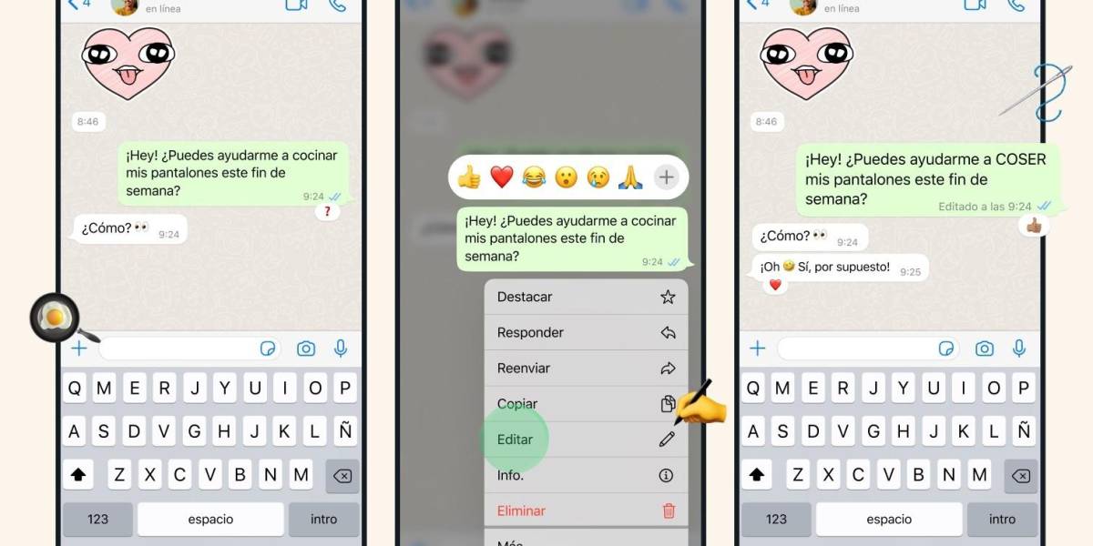 WhatsApp ya permite editar los mensajes enviados, ¿cómo funciona?