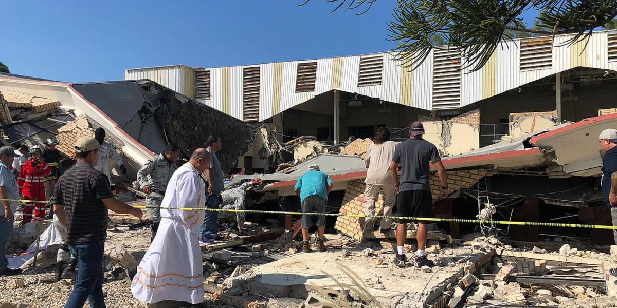 México: el colapso del techo de una iglesia deja al menos 11 fallecidos
