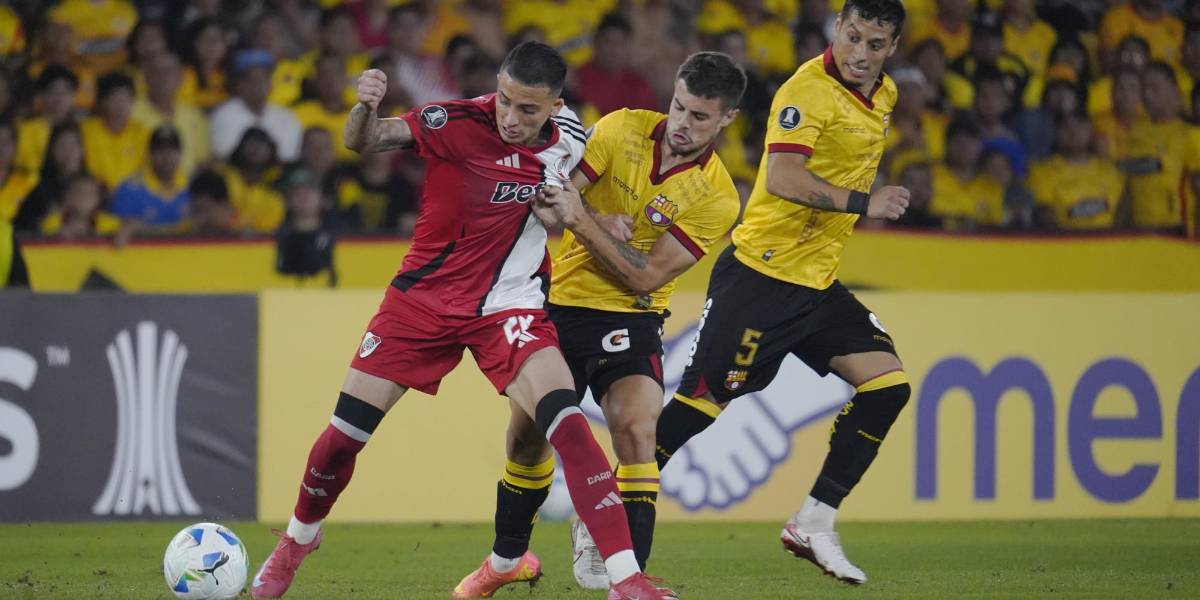 Barcelona SC cae con River Plate y queda en suspenso su presencia en la Copa Libertadores