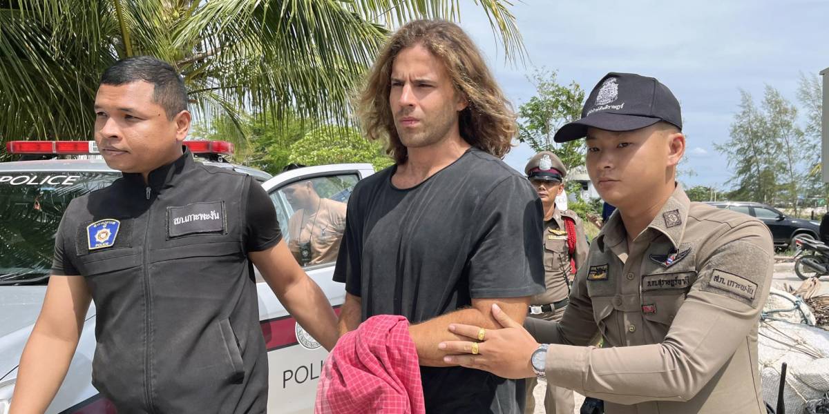 Fotografía de archivo del español Daniel Sancho, detenido por la policía de Tailandia.