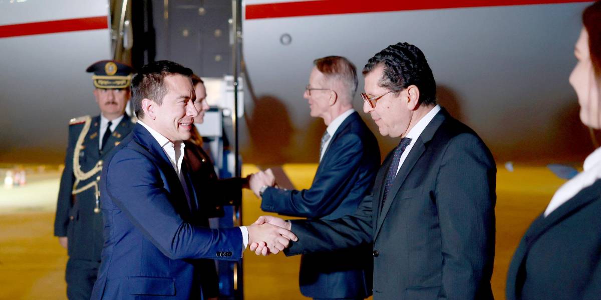 Daniel Noboa arribó a Francia, el último país en su gira internacional