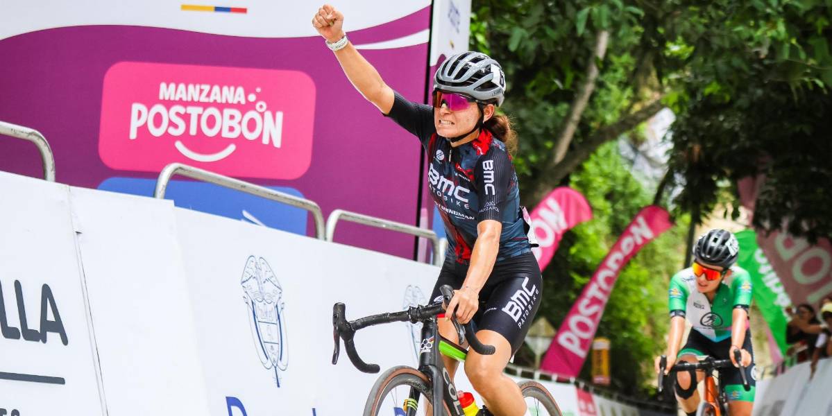 Esther Galarza ganó la etapa tres de la Vuelta a Colombia y luego señaló: No tengo nada que agradecerle a Ecuador