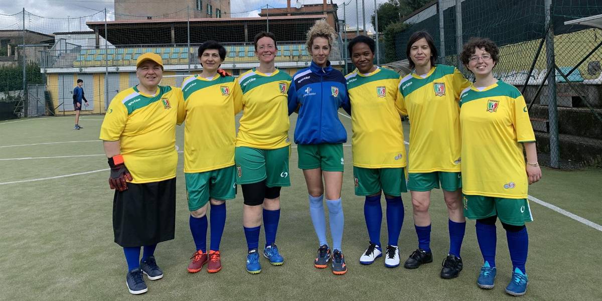 Monjas italianas y su pasión por el fútbol