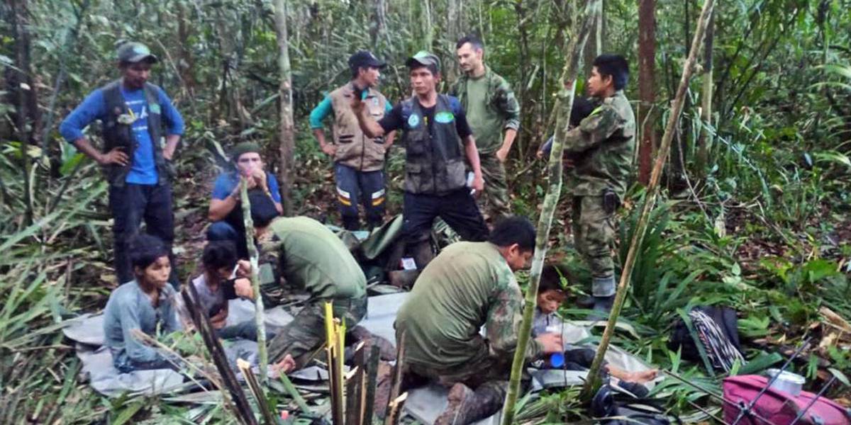 Los niños perdidos en la selva de Colombia huían de grupos armados