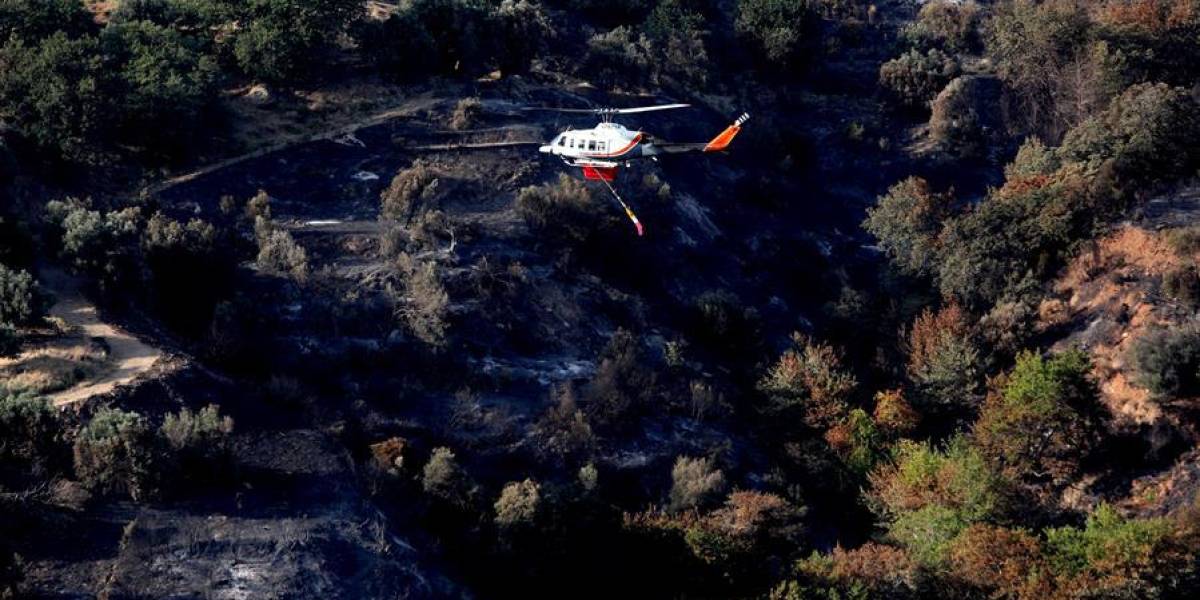 Grecia: un avión cisterna se estrelló en el intento de controlar un incendio en Eubea