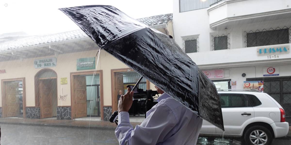 Clima Ecuador: Lluvias intensas y tormentas eléctricas este 25 de abril en la Sierra y Amazonía