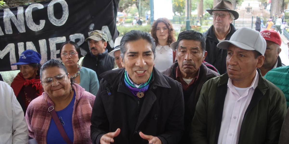 Yaku Pérez denunció por presunto tráfico de influencias a Daniel Noboa y Lavinia Valbonesi por proyecto minero