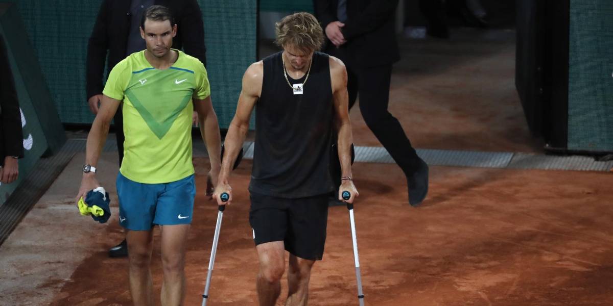Alexander Zverev fue operado de su grave lesión en Roland Garros