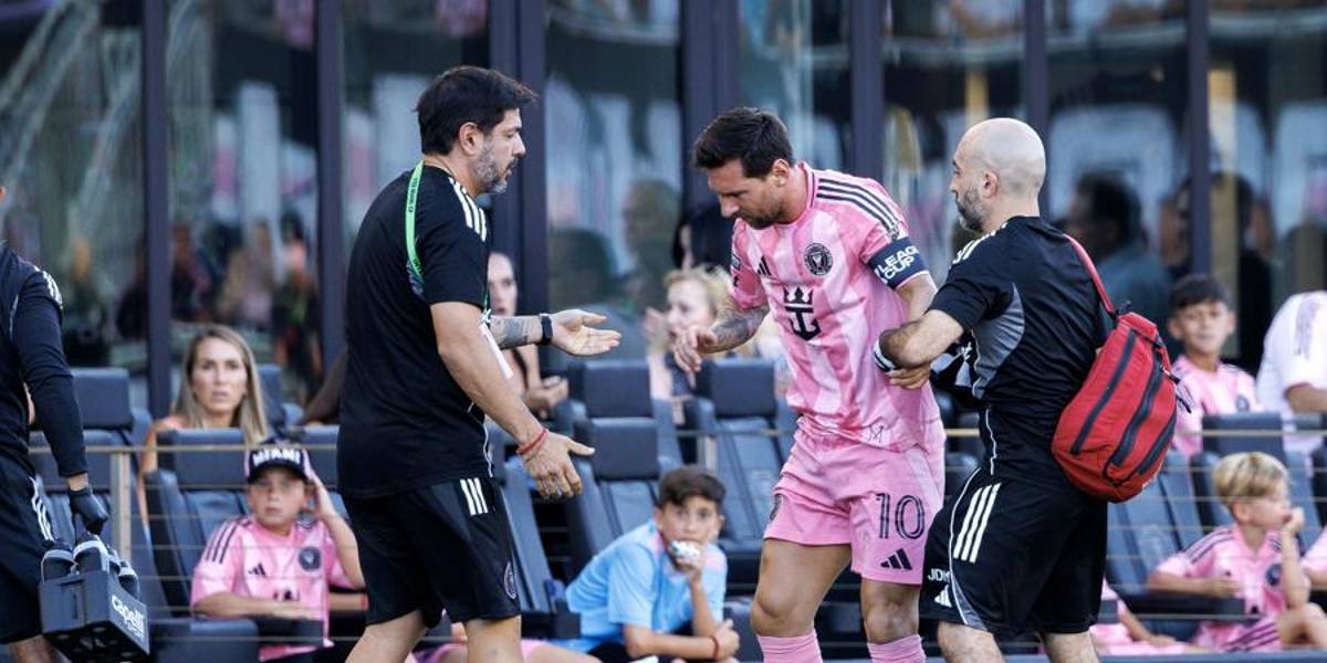 Inter Miami confirma lesión muscular a Messi