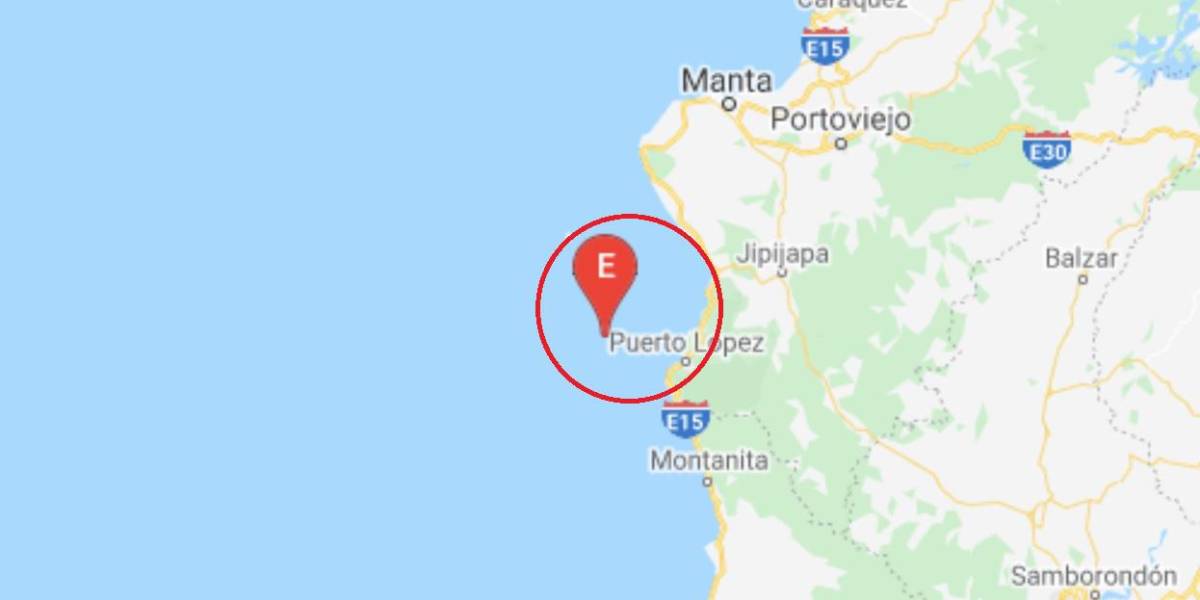 Sismo de 4,36 en zona de enjambre de temblores cerca de Puerto López
