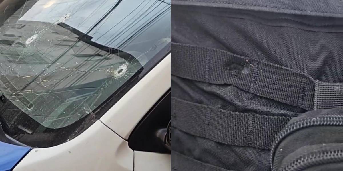 Un policía fue baleado mientras hacía un patrullaje en Guayaquil; un menor fue detenido