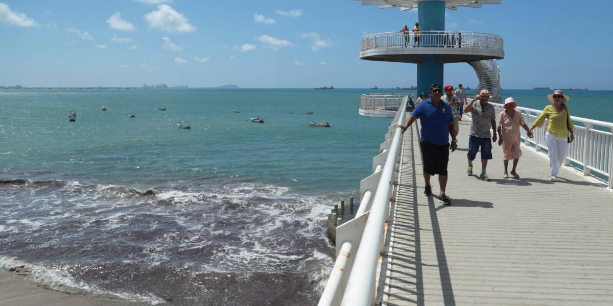 El Inocar prevé un mar agitado en la costa ecuatoriana durante el feriado de Carnaval