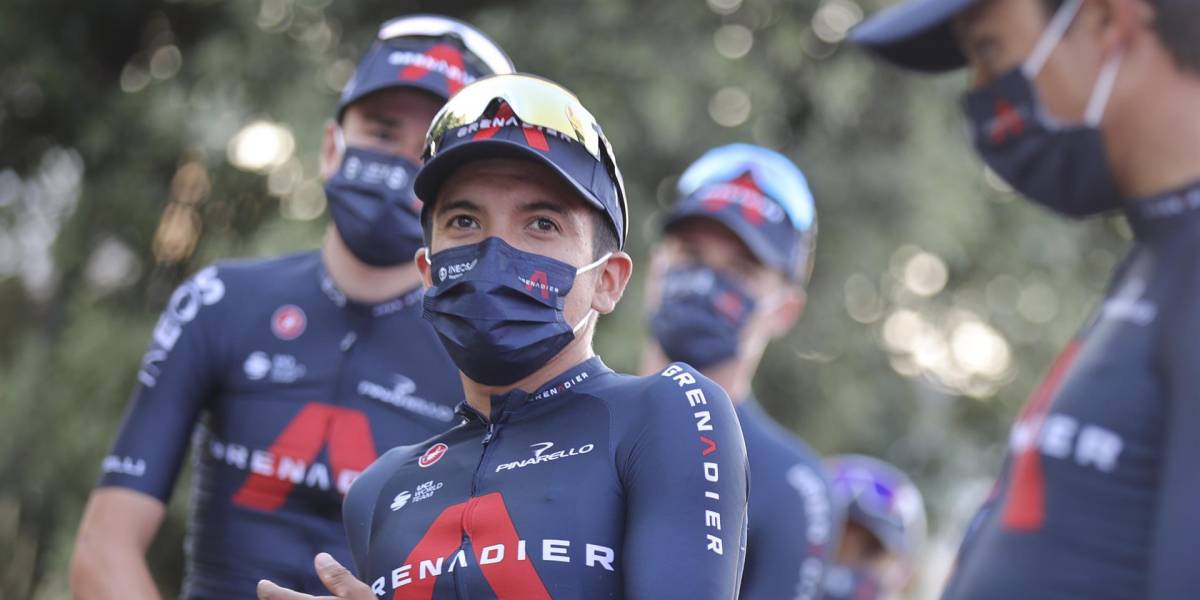 Richard Carapaz hizo último entrenamiento previo al inicio de la Vuelta a España
