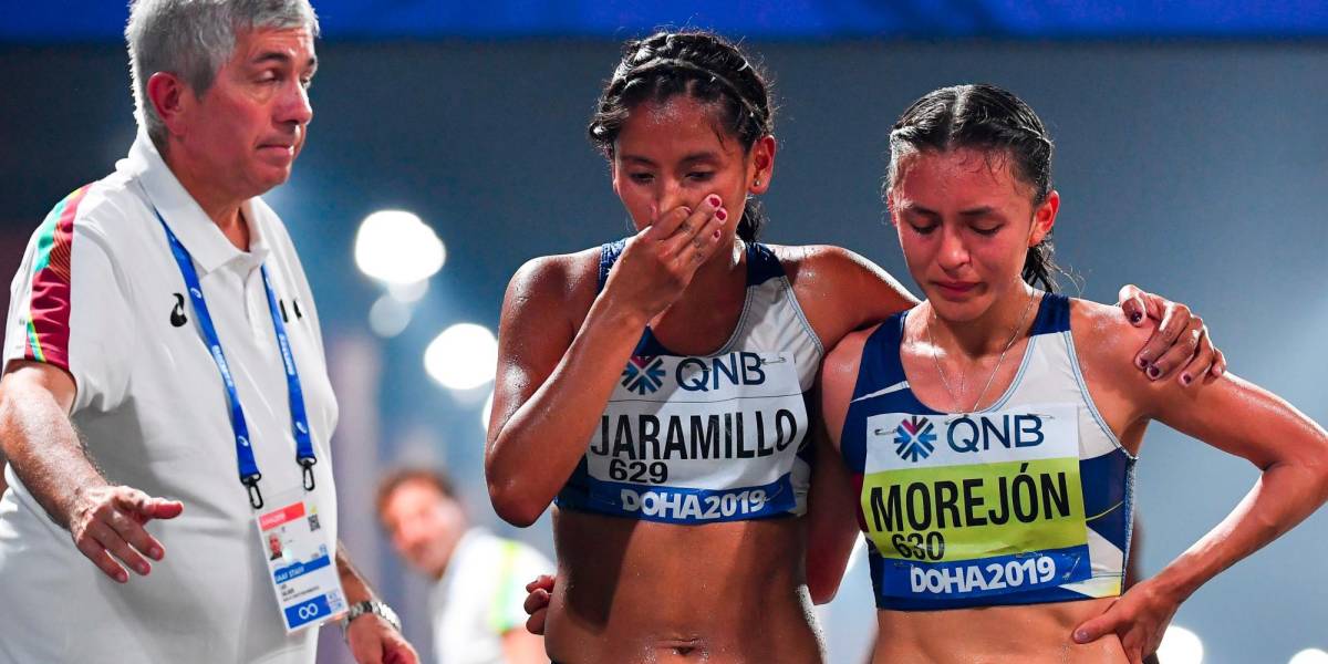 Ecuador destaca orgullo por oro en los 20 Km marcha por equipos
