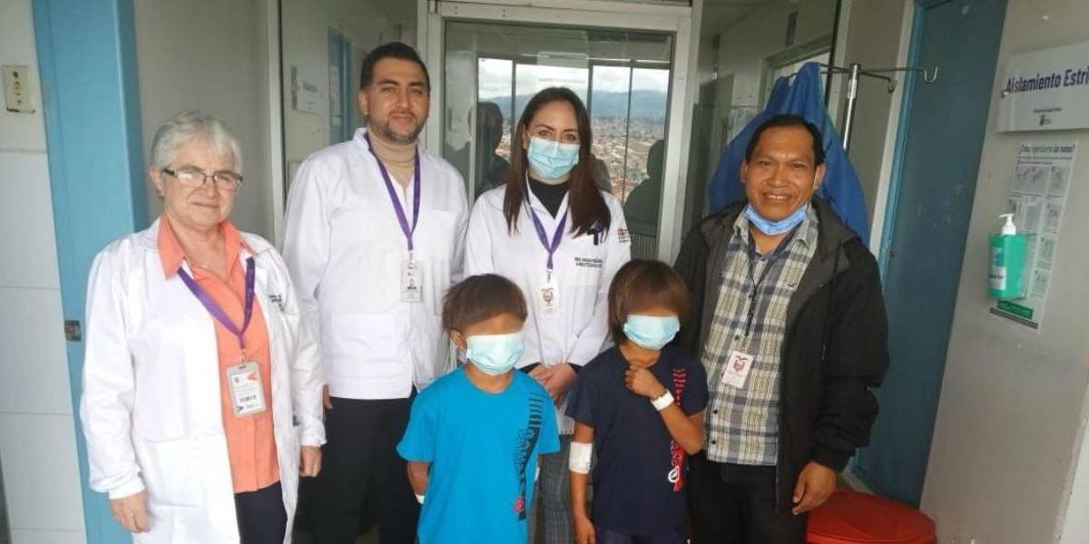 Dos niños de Taisha se recuperaron de la leptospirosis y regresarán a su hogar