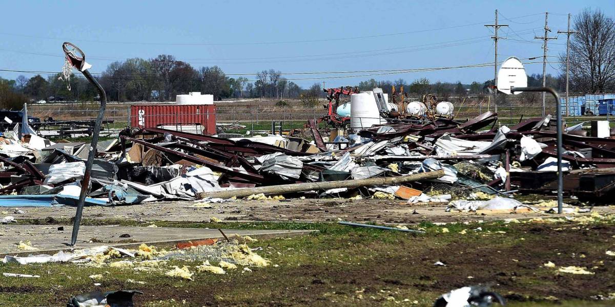 Una nueva ola de tornados en Estados Unidos deja al menos once muertos