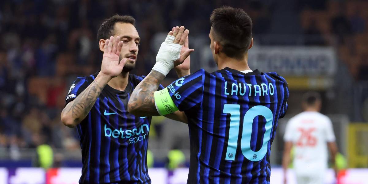 El Inter de Milán, con doblete de Lautaro Martínez, goleó al Slavia de Praga en Champions League
