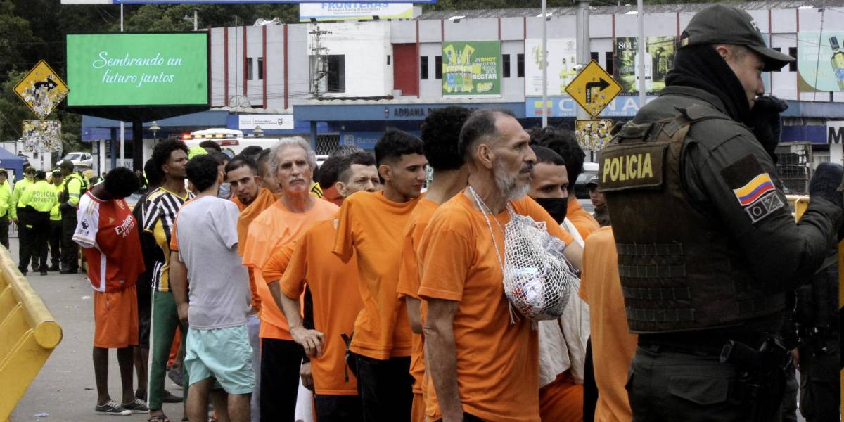 913 presos colombianos deportados desde Ecuador quedaron libres en su país