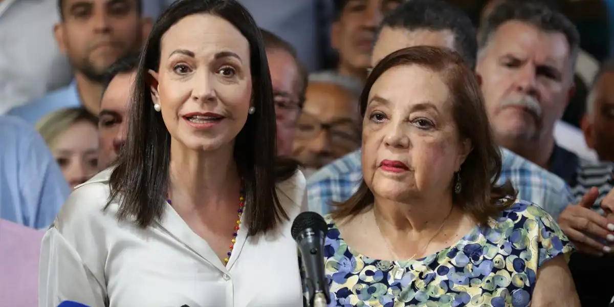 María Corina Machado acusa a Nicolás Maduro de impedir la inscripción presidencial de Corina Yoris en Venezuela
