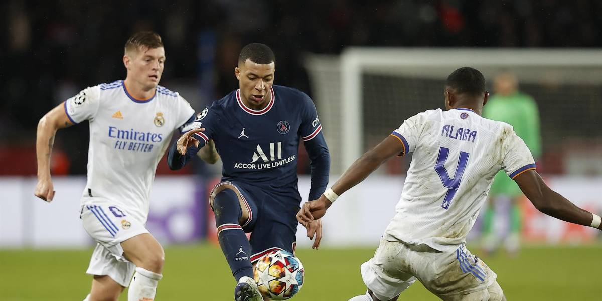 Mbappé da victoria agónica al PSG sobre el Real Madrid en Champions League