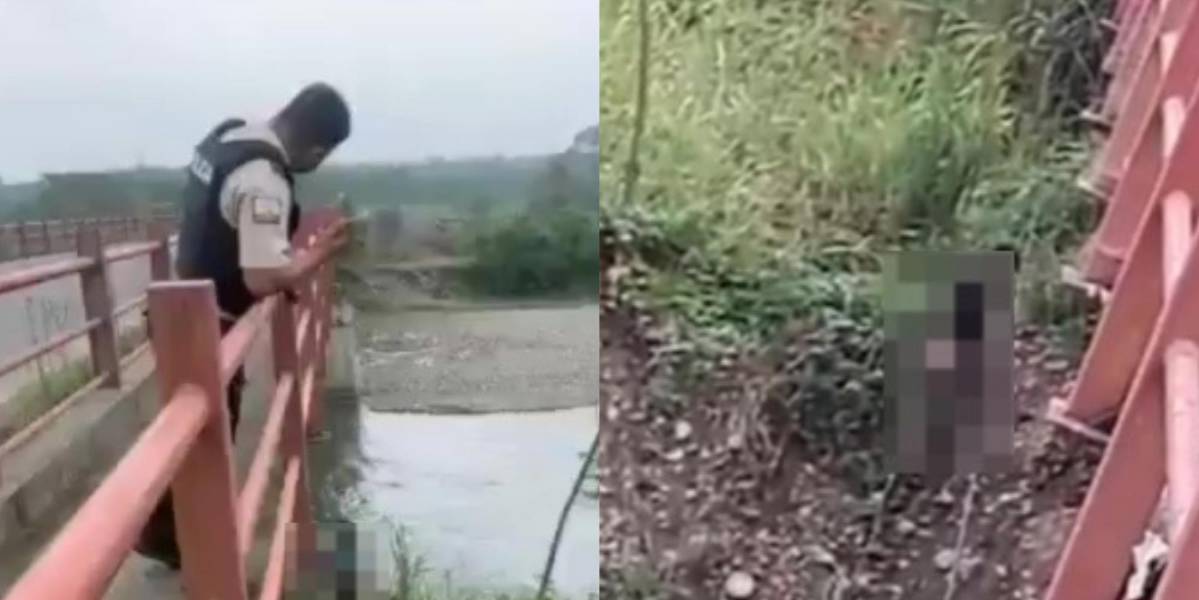 Moradores hallaron el cadáver de un hombre colgado de un puente en Valencia, Los Ríos